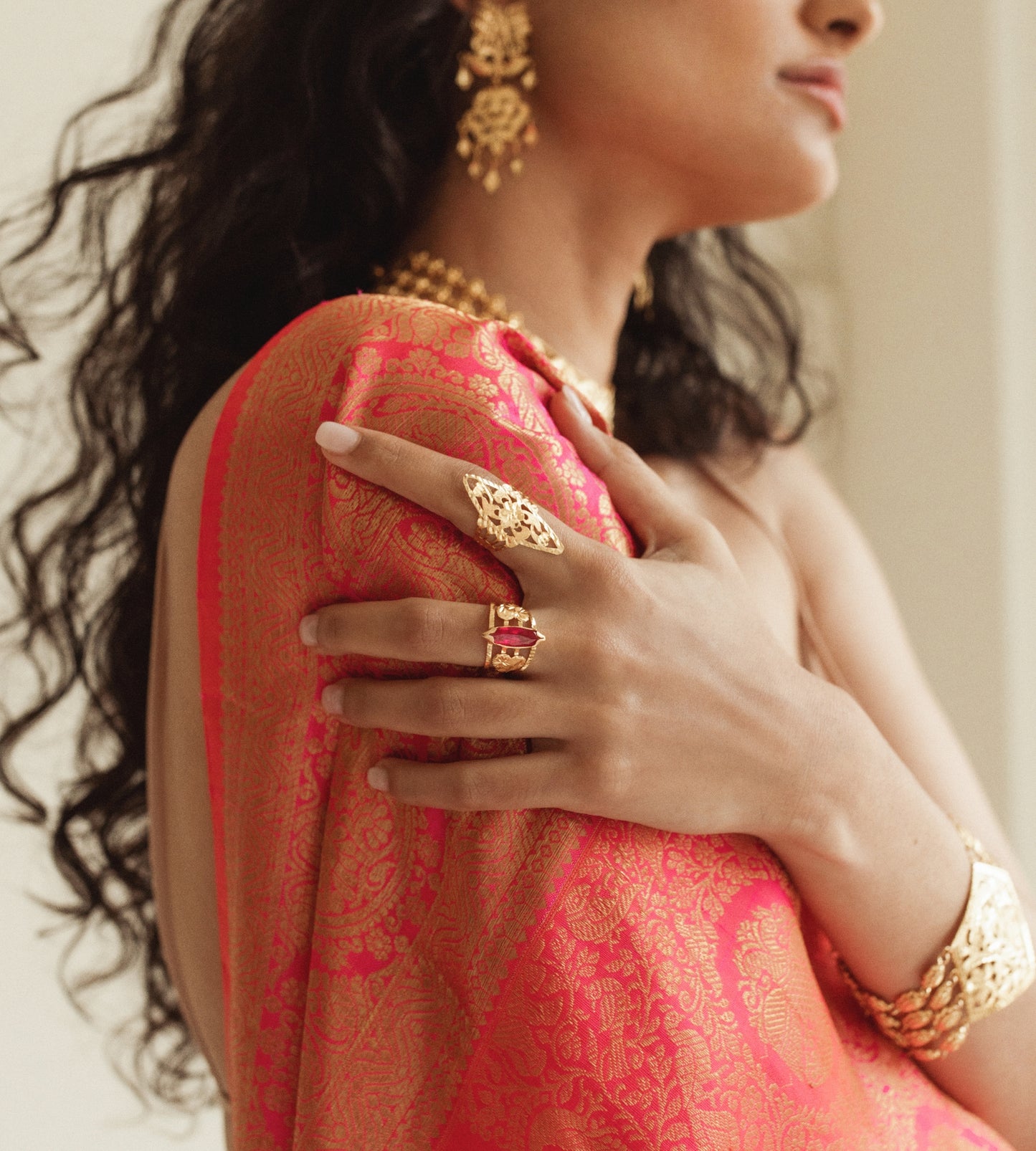 Santi in Love Gold Ring in 22k Gold