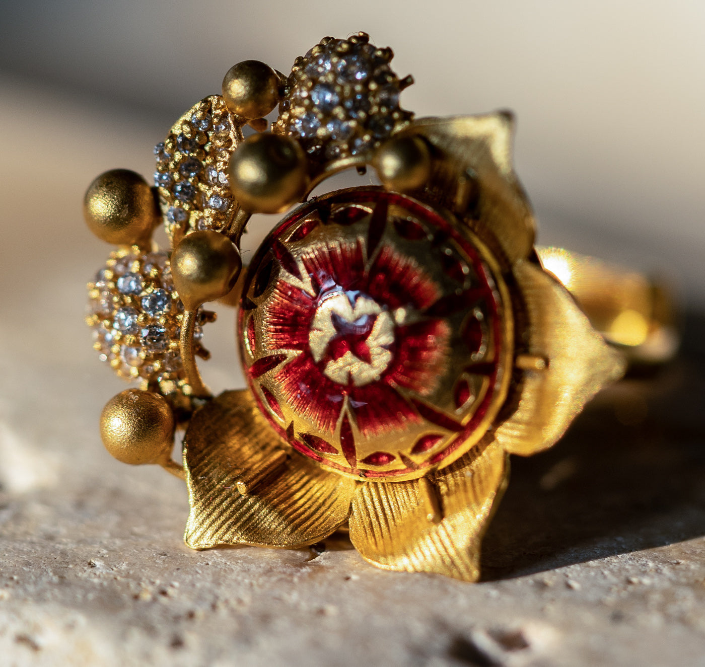 Reena Evening Star Antique Cocktail Ring