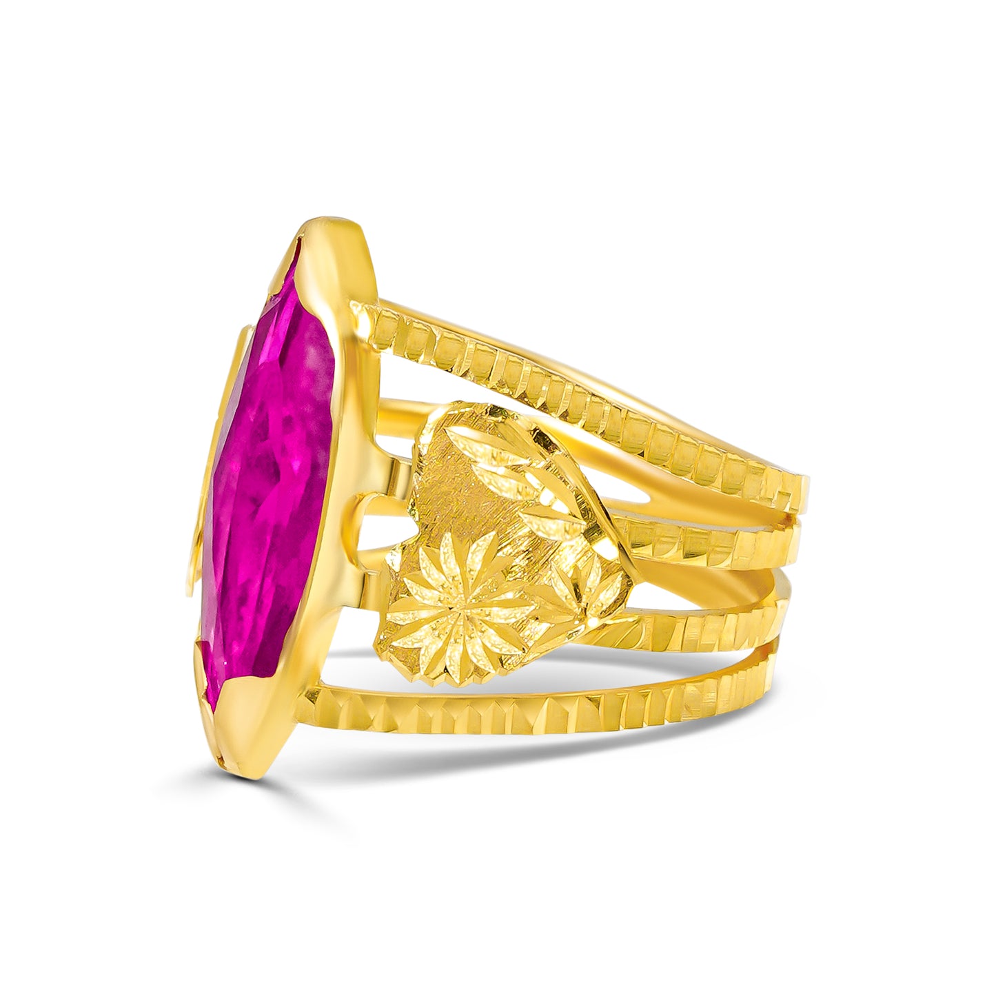 Santi in Love Gold Ring in 22k Gold