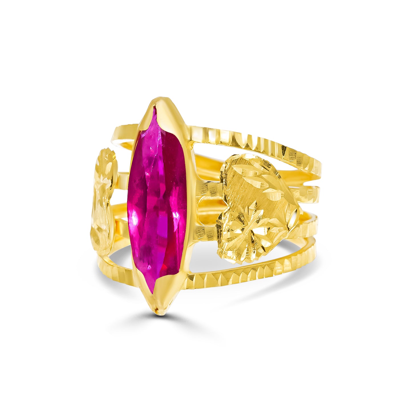 Santi in Love Gold Ring in 22k Gold