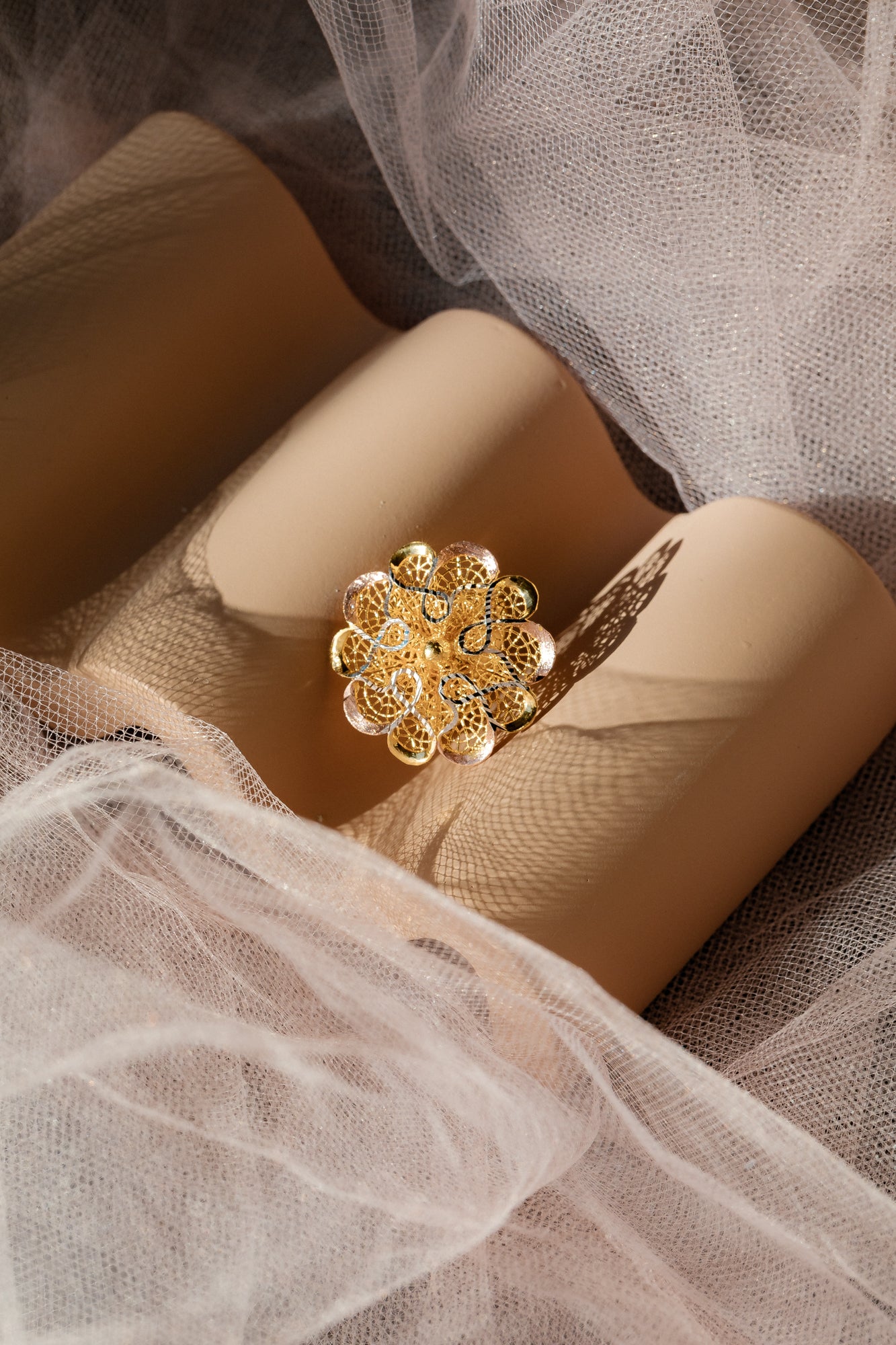 Ravya Zinnia Cocktail Ring