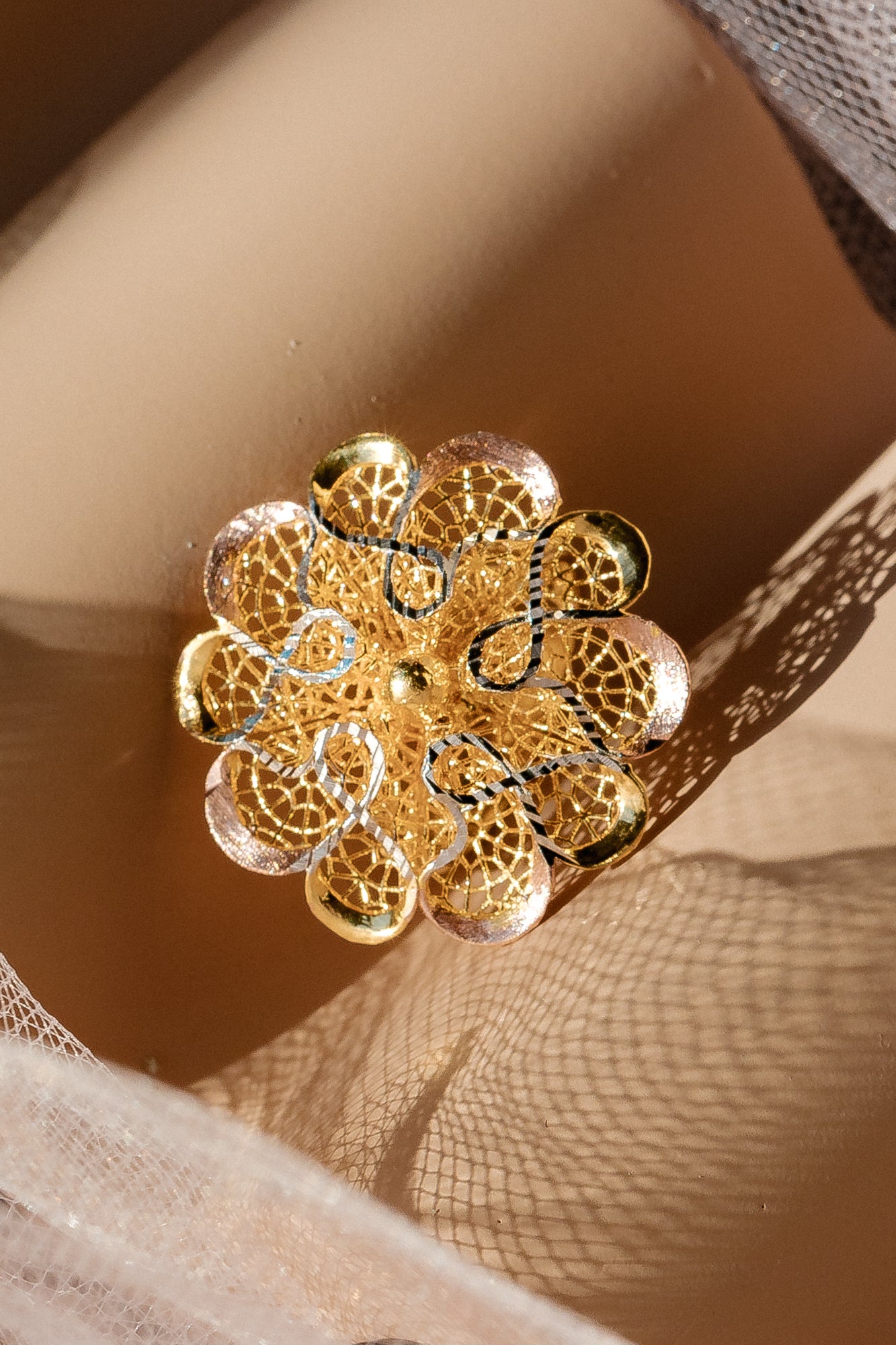 Ravya Zinnia Cocktail Ring