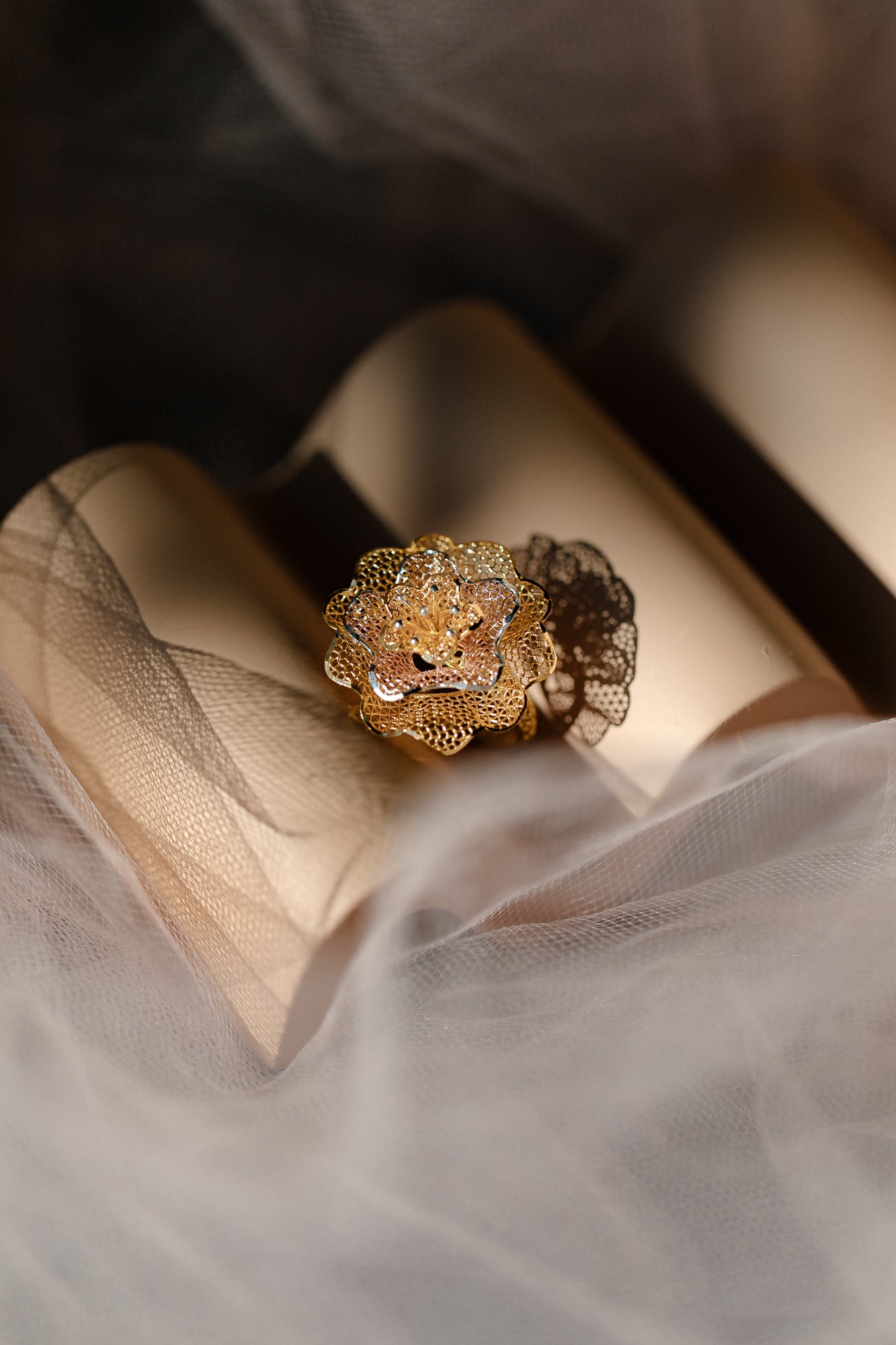Ravya Rose Cocktail Ring