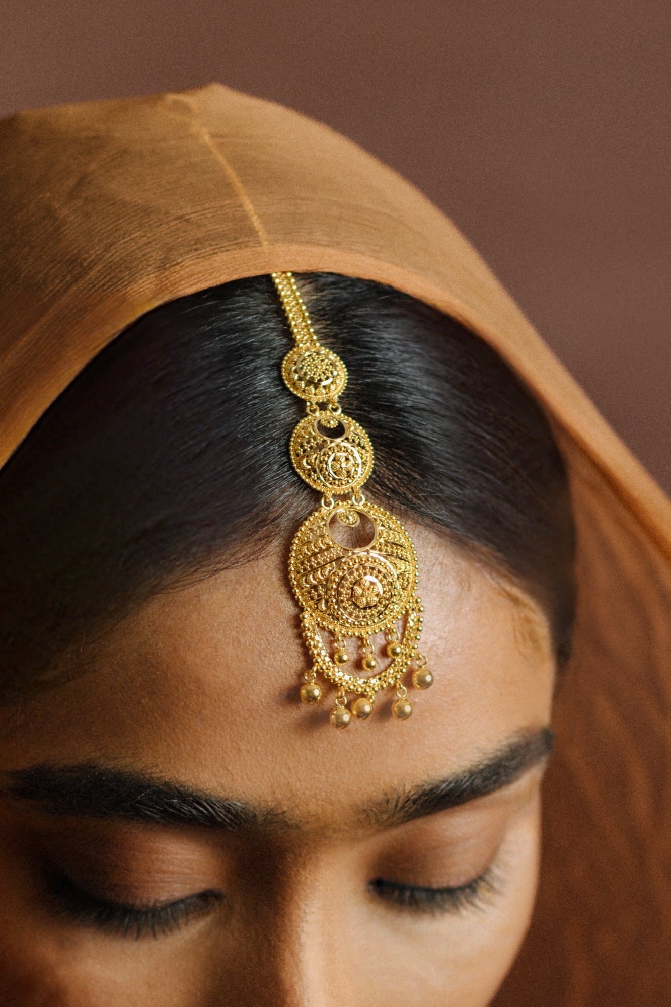 Sahar Heritage 22k Gold Filligree Tikka