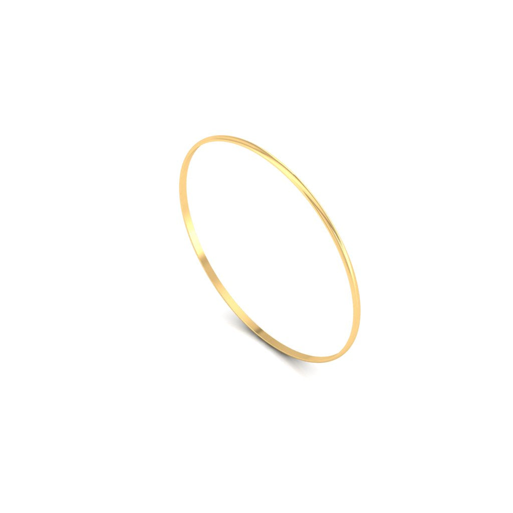 Bela Everyday Thin Bangles in 22k Gold