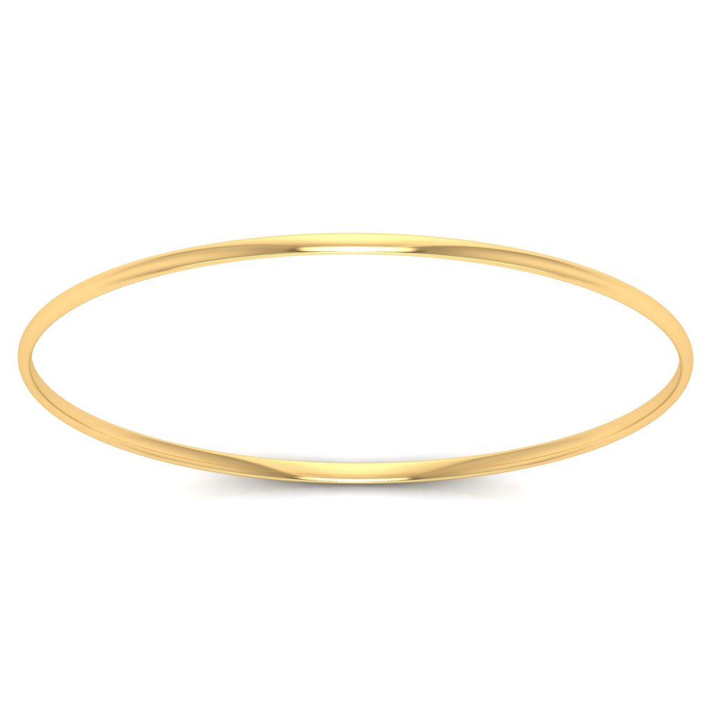 Bela Everyday Thin Bangles in 22k Gold