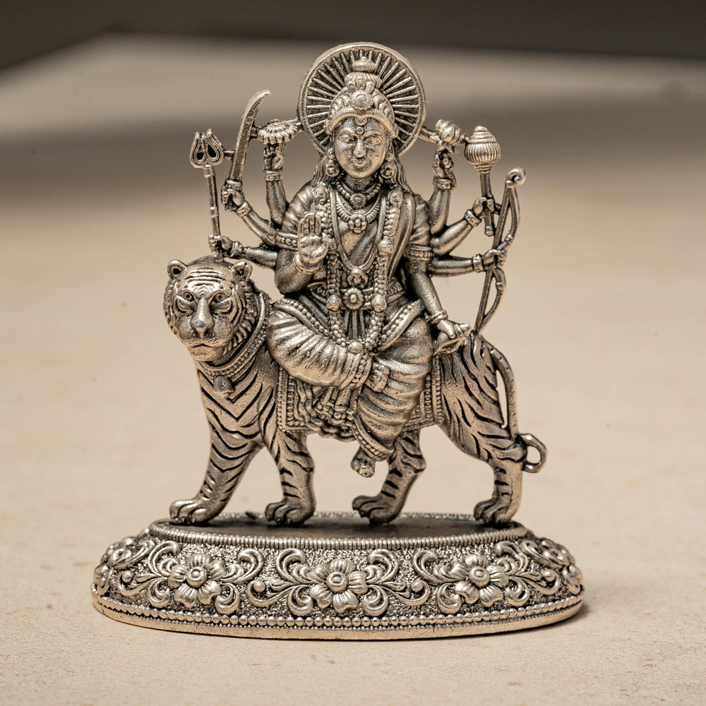 Darshan Pure Silver Durga Ma Idol