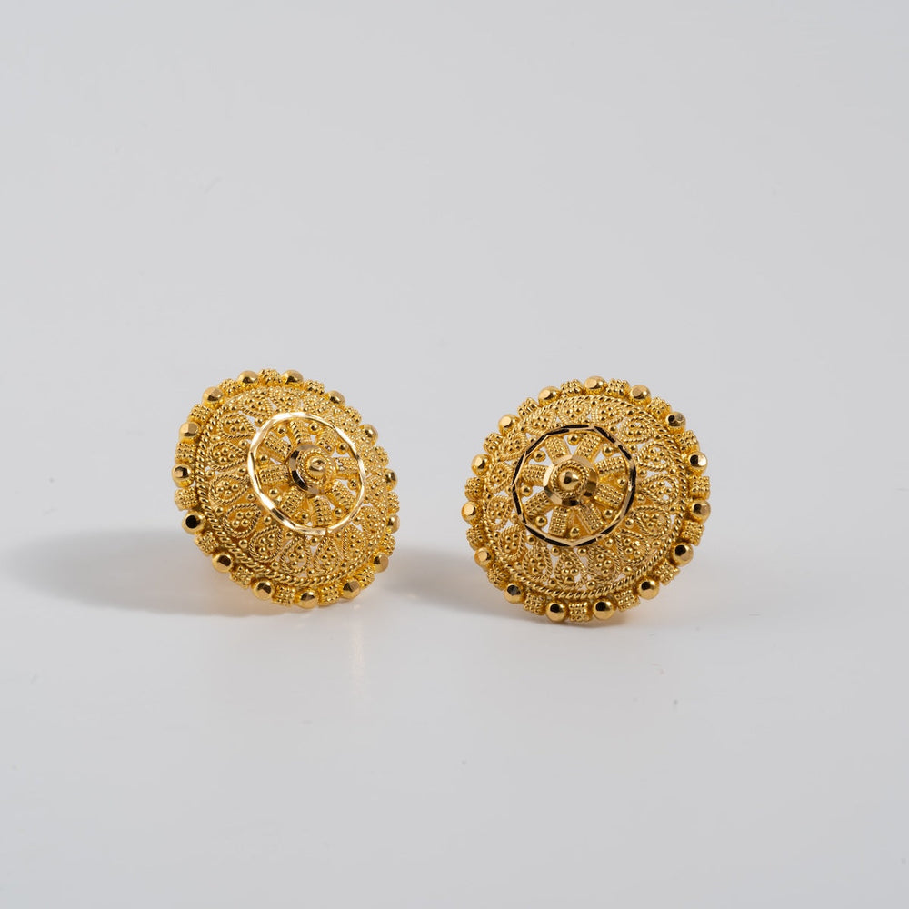 
                  
                    Malia Mini Stud Earrings in 22k Gold
                  
                