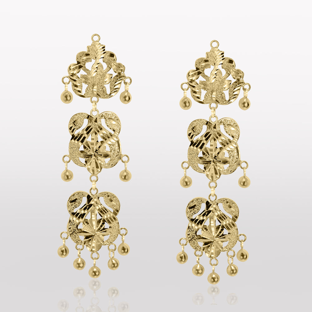 
                  
                    Santi Classic Double Swan Women's Classic Necklace and Drop Earrings in 22k Gold
                  
                