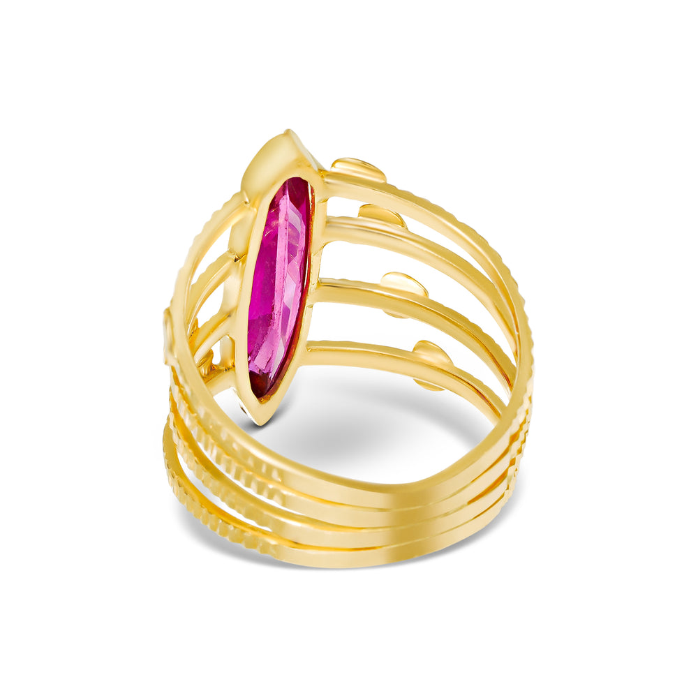 
                  
                    Santi Pyaar Gold Ring in 22k Gold
                  
                