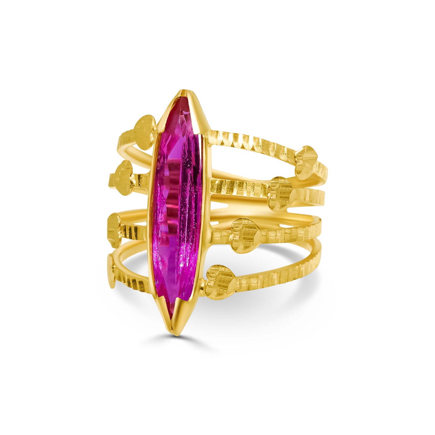 
                  
                    Santi Pyaar Gold Ring in 22k Gold
                  
                