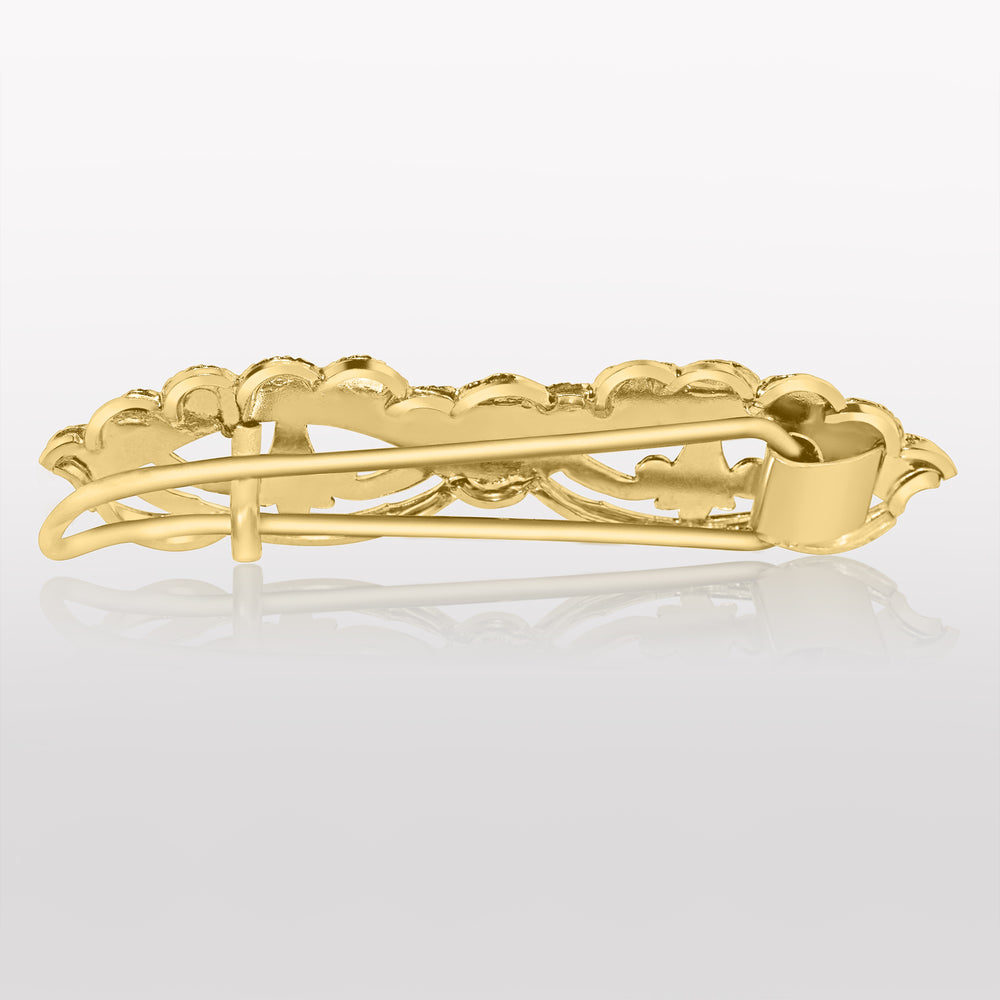 
                  
                    Santi Classic Hair Barette in 22k Gold
                  
                