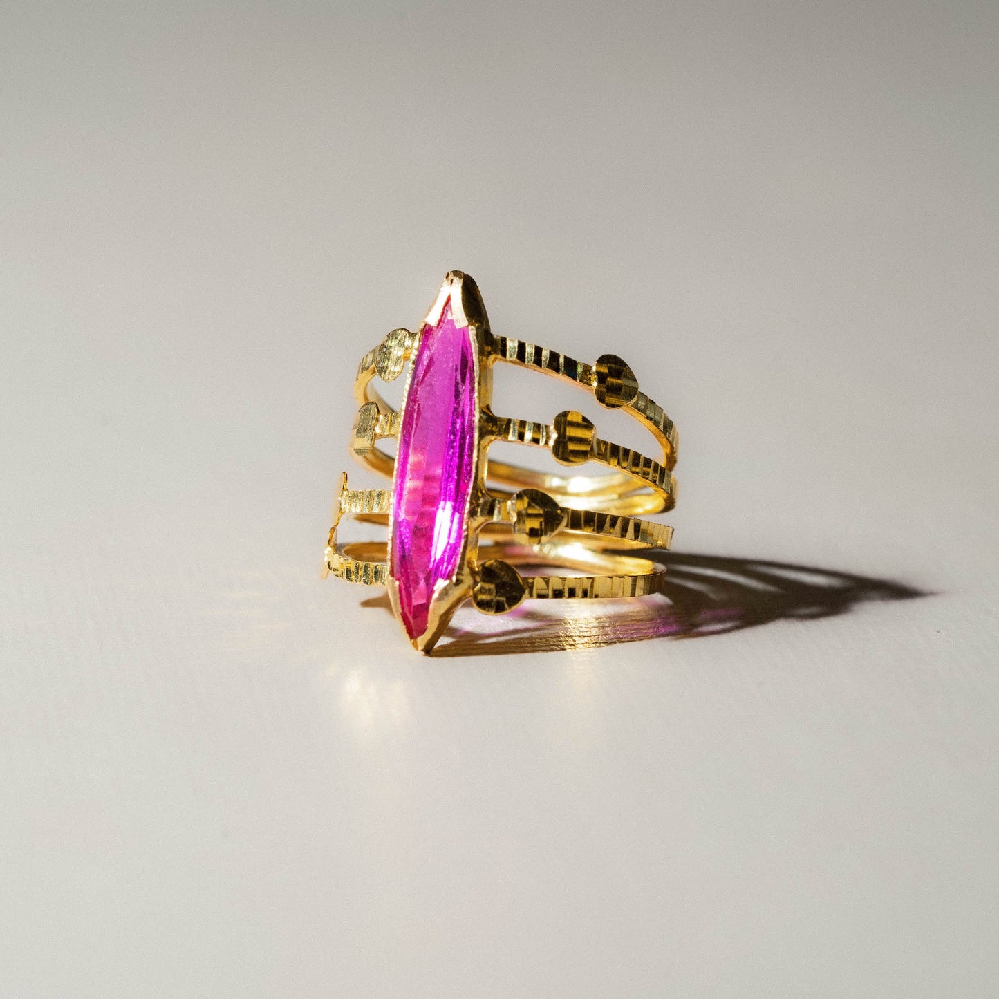 
                  
                    Santi Pyaar Gold Ring in 22k Gold
                  
                